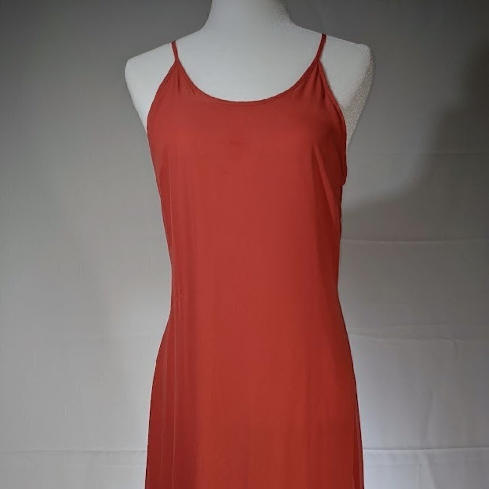 Old Navy Coral High-low Halter Dress